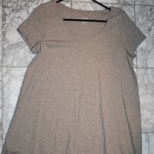 Tan J. Jill Basic T-Shirt